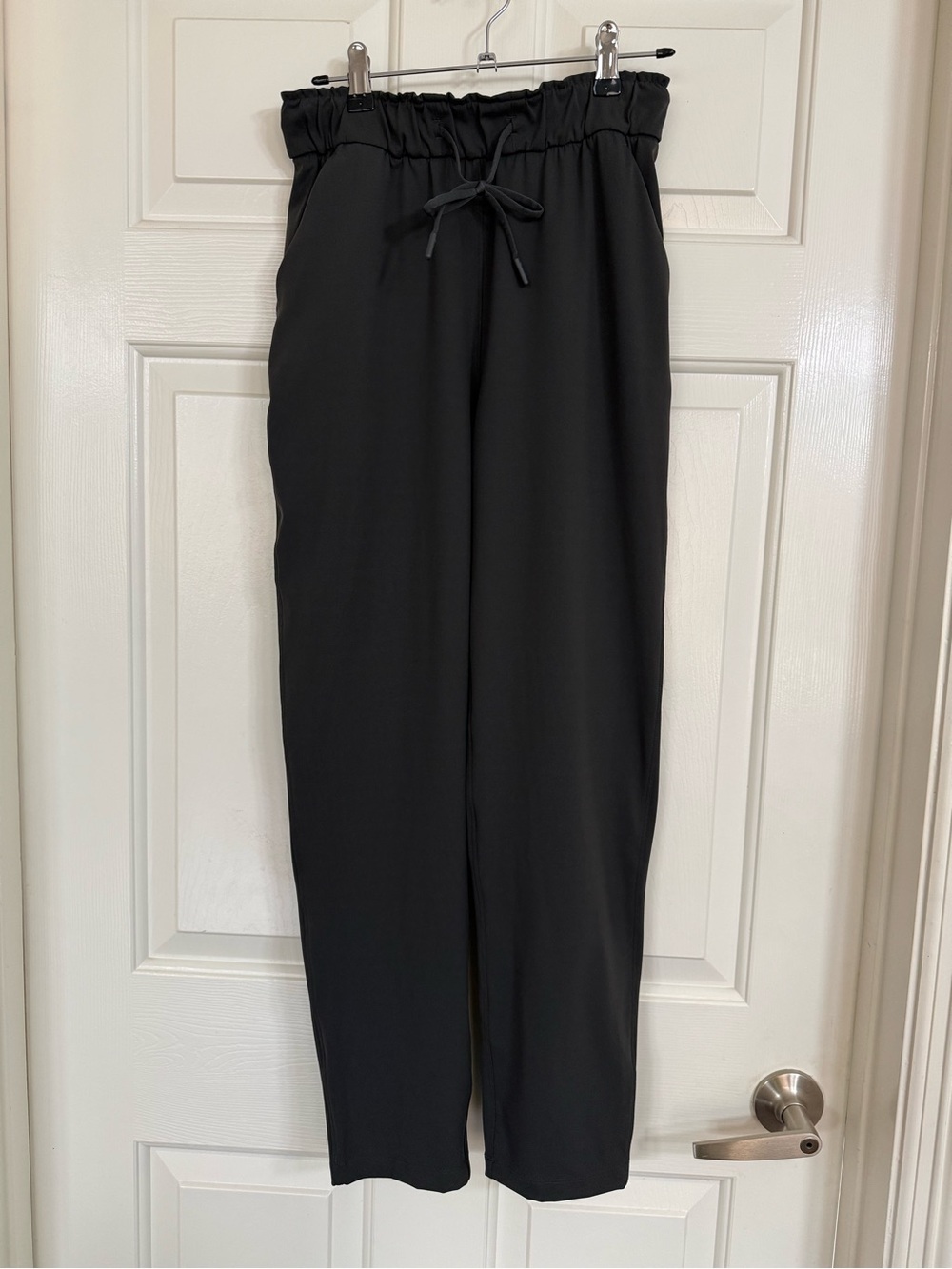 lululemon graphite grey stretch high-rise pant 7/8 length